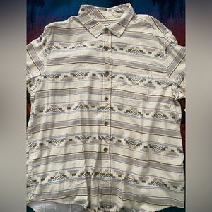 Brand new Large Hurley button shirt white still with tags